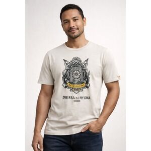 Boerboel Graphic T-Shirt "Die RSA Is In My DNA" Men's Medium South Africa Tee